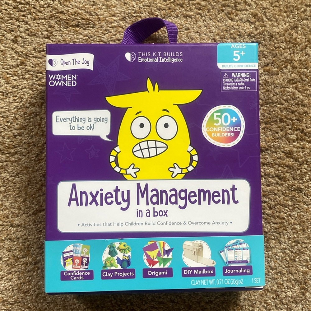 Open The Joy Anxiety Management Box for Kids